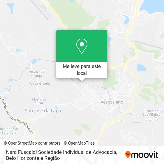 Nara Fuscaldi Sociedade Individual de Advocacia mapa