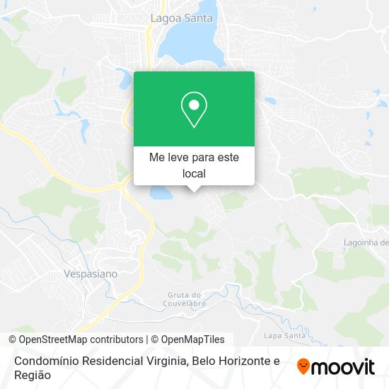 Condomínio Residencial Virginia mapa