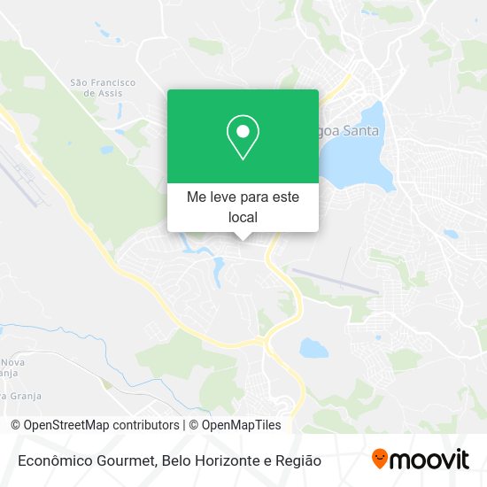 Econômico Gourmet mapa