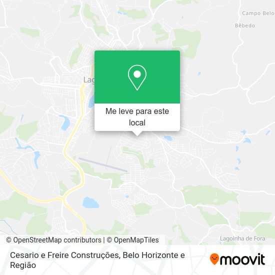 Cesario e Freire Construções mapa