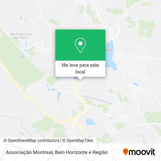 Associação Montreal mapa