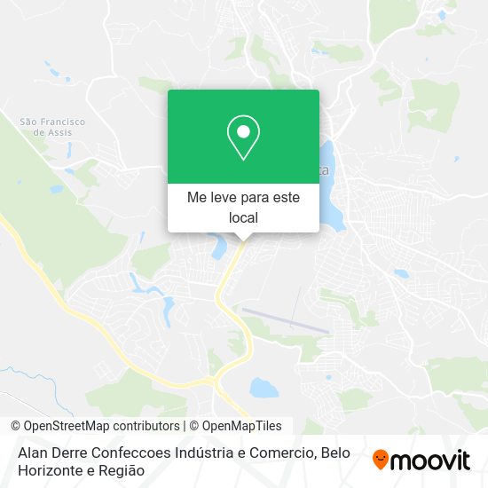 Alan Derre Confeccoes Indústria e Comercio mapa