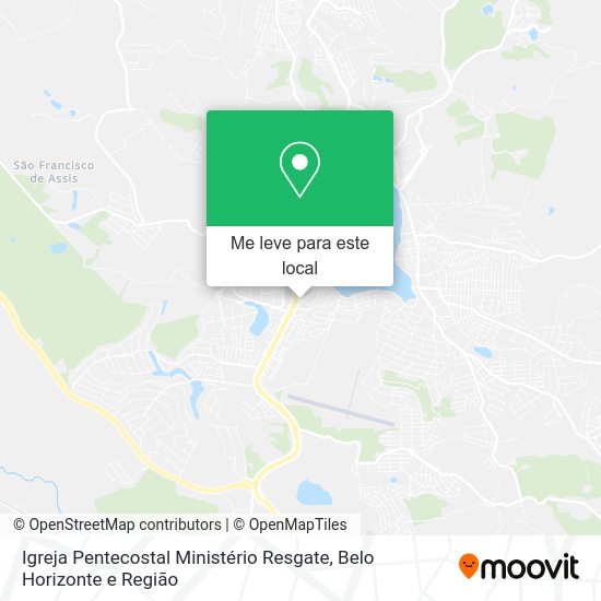 Igreja Pentecostal Ministério Resgate mapa