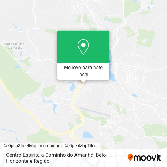 Centro Espirita a Caminho do Amanhã mapa