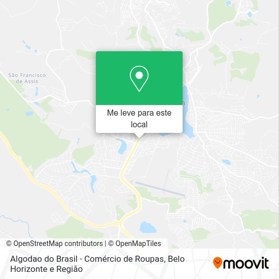 Algodao do Brasil - Comércio de Roupas mapa