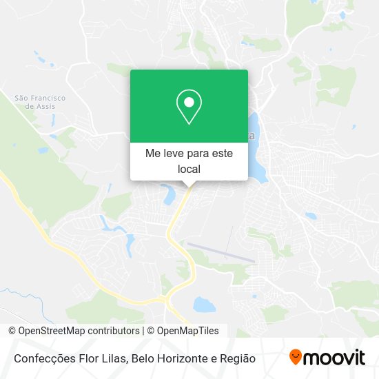 Confecções Flor Lilas mapa