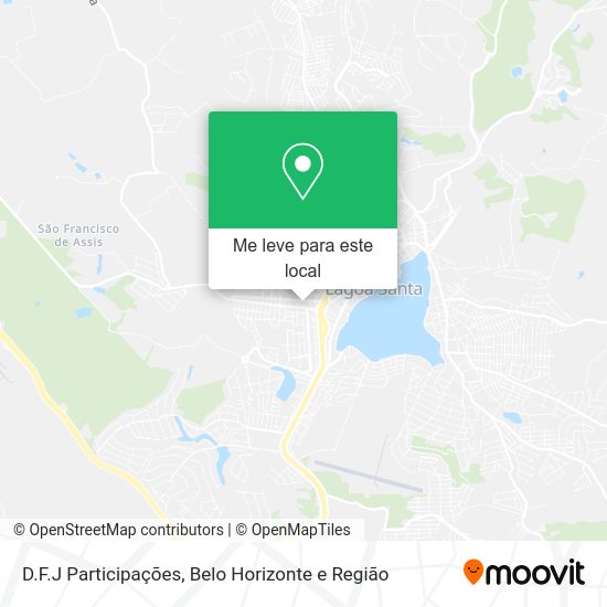 D.F.J Participações mapa