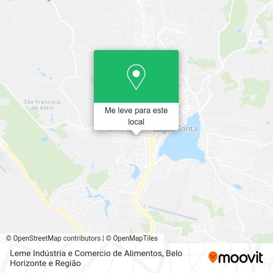 Leme Indústria e Comercio de Alimentos mapa
