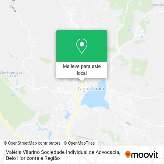 Valéria Vilarino Sociedade Individual de Advocacia mapa