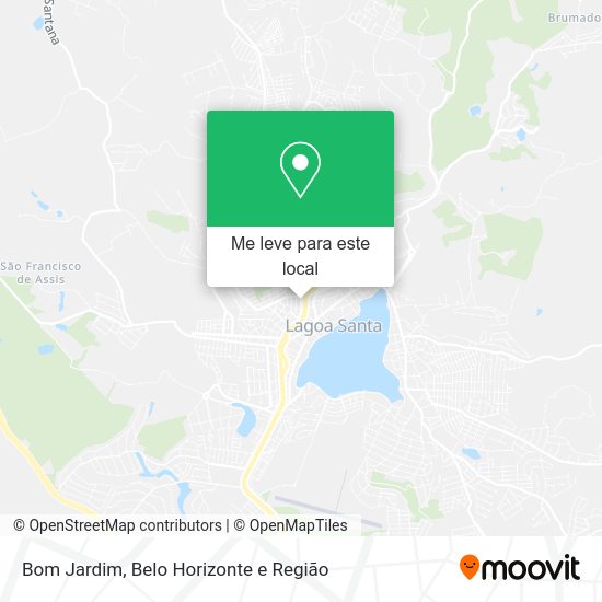 Bom Jardim mapa