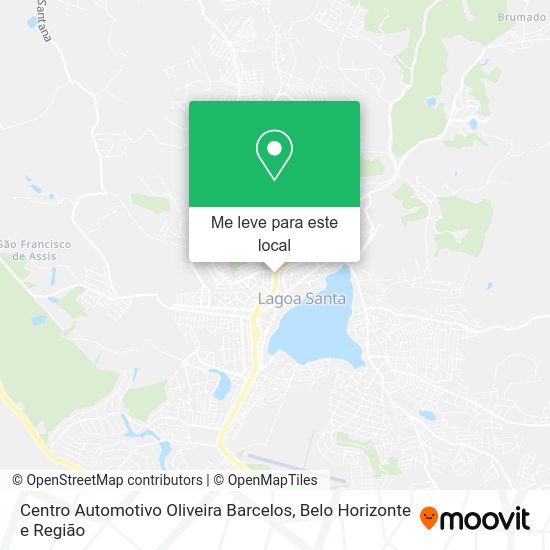 Centro Automotivo Oliveira Barcelos mapa