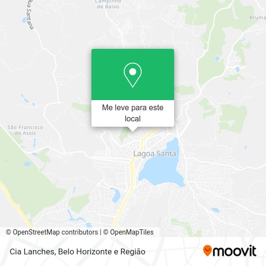 Cia Lanches mapa