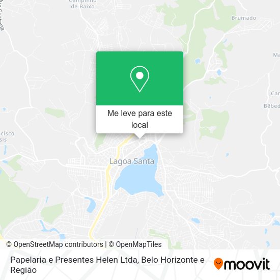 Papelaria e Presentes Helen Ltda mapa