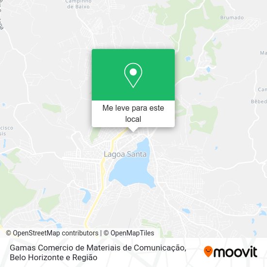 Gamas Comercio de Materiais de Comunicação mapa