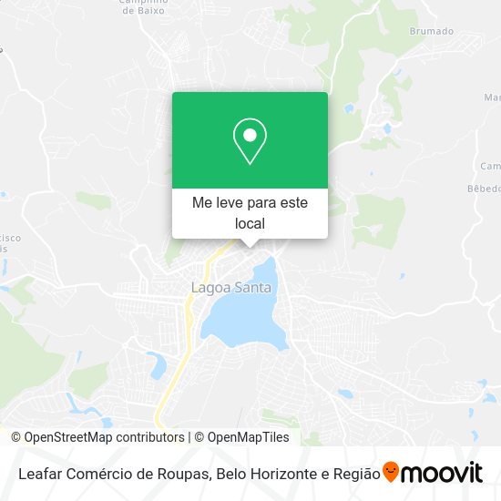 Leafar Comércio de Roupas mapa