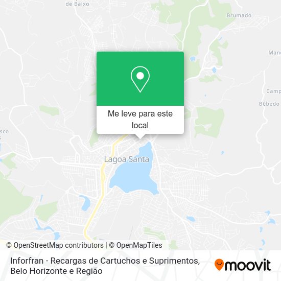 Inforfran - Recargas de Cartuchos e Suprimentos mapa