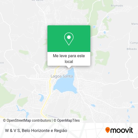 W & V S mapa