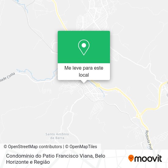 Condomínio do Patio Francisco Viana mapa