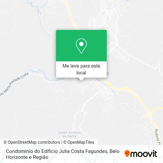 Condomínio do Edificio Julia Costa Fagundes mapa