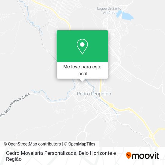 Cedro Movelaria Personalizada mapa