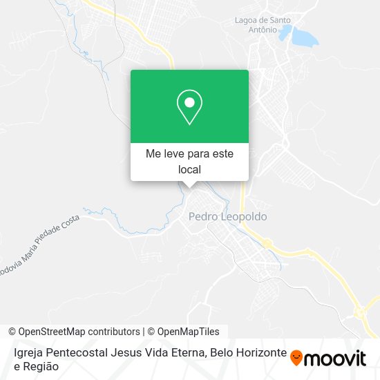 Igreja Pentecostal Jesus Vida Eterna mapa