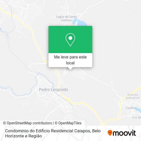 Condomínio do Edificio Residencial Caiapos mapa