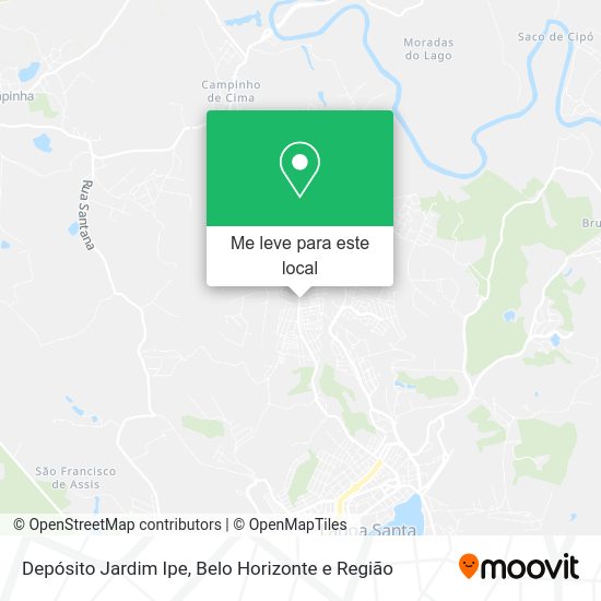 Depósito Jardim Ipe mapa