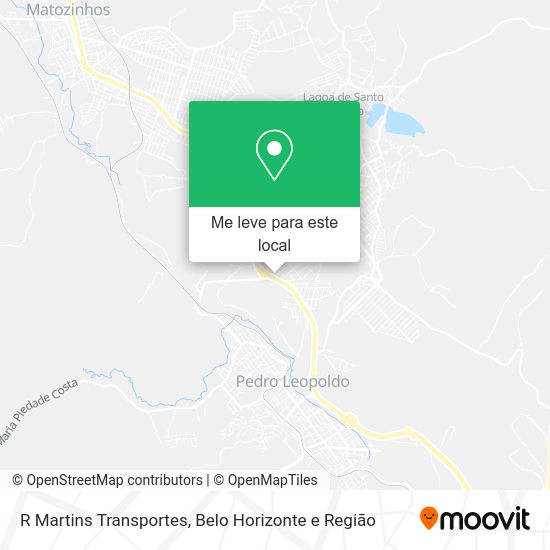 R Martins Transportes mapa
