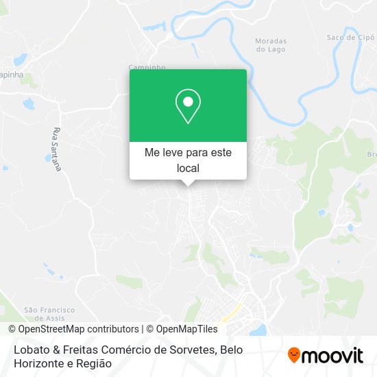 Lobato & Freitas Comércio de Sorvetes mapa