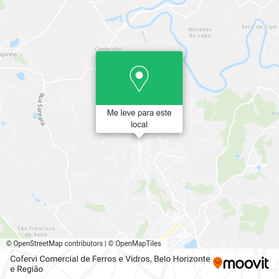 Cofervi Comercial de Ferros e Vidros mapa
