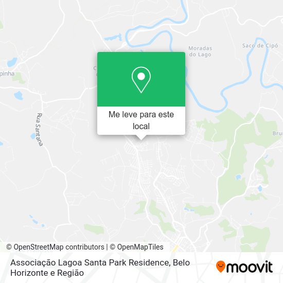 Associação Lagoa Santa Park Residence mapa
