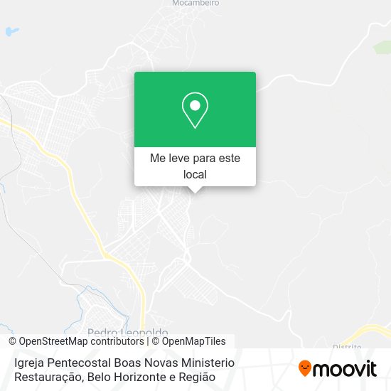Igreja Pentecostal Boas Novas Ministerio Restauração mapa