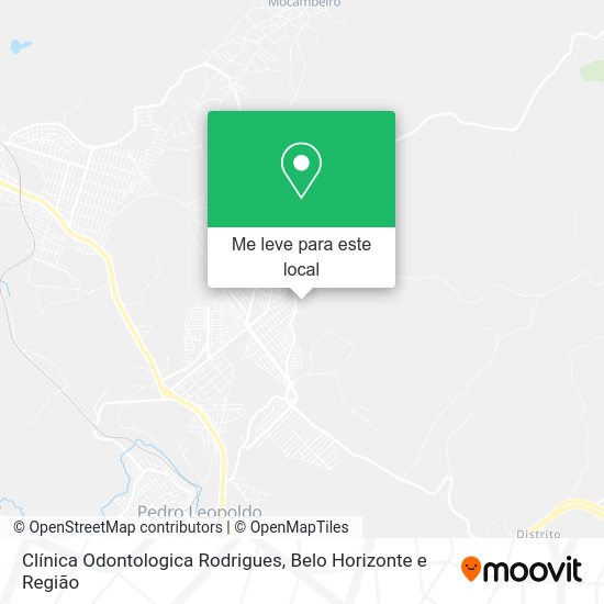 Clínica Odontologica Rodrigues mapa