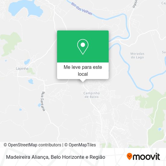 Madeireira Aliança mapa
