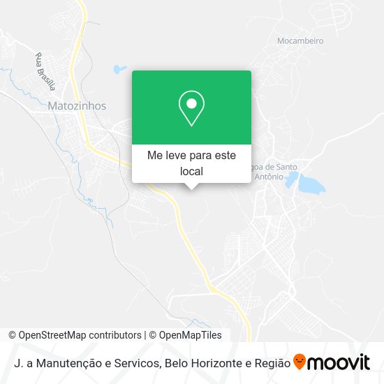 J. a Manutenção e Servicos mapa