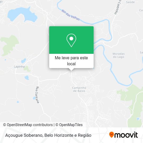 Açougue Soberano mapa