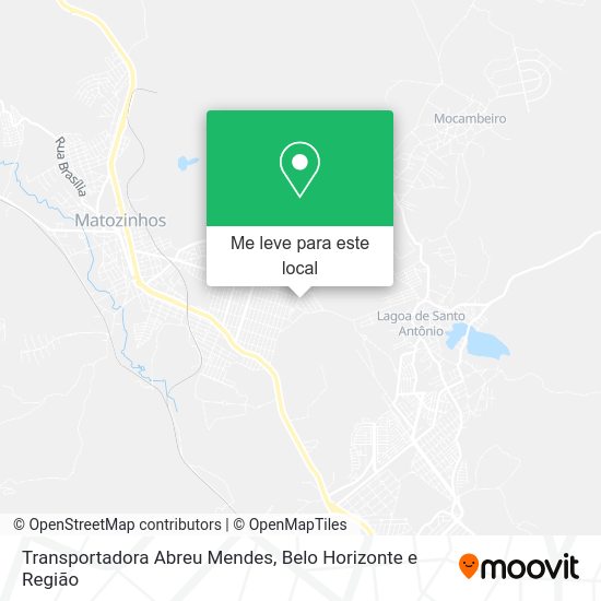 Transportadora Abreu Mendes mapa