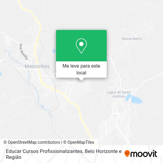 Educar Cursos Profissionalizantes mapa