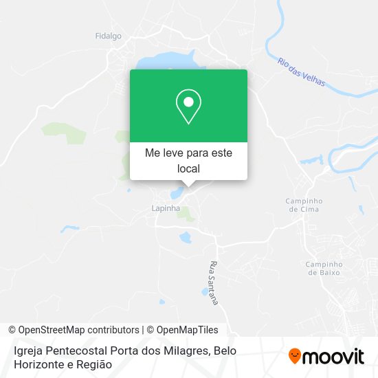 Igreja Pentecostal Porta dos Milagres mapa