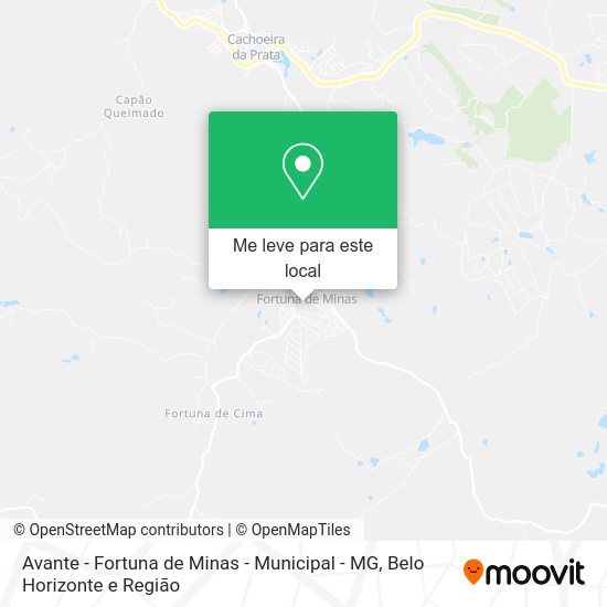 Avante - Fortuna de Minas - Municipal - MG mapa