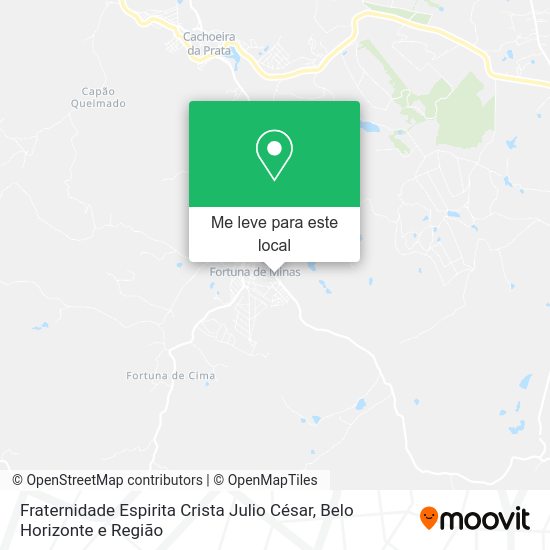 Fraternidade Espirita Crista Julio César mapa