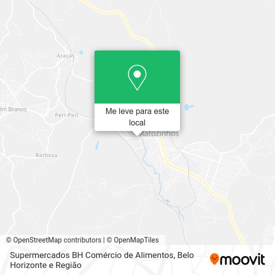 Supermercados BH Comércio de Alimentos mapa