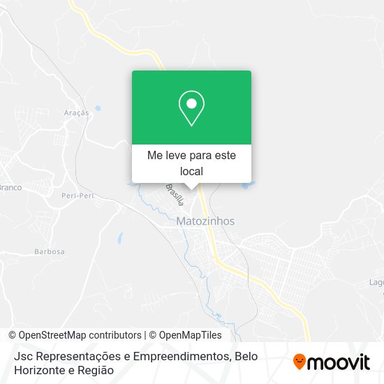 Jsc Representações e Empreendimentos mapa