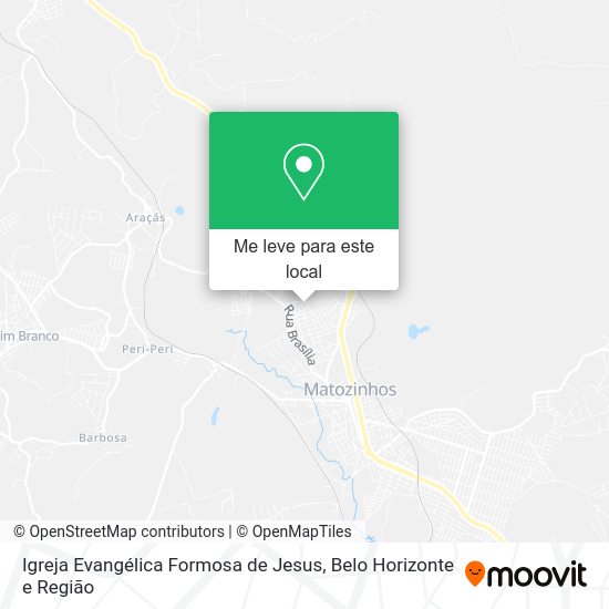 Igreja Evangélica Formosa de Jesus mapa