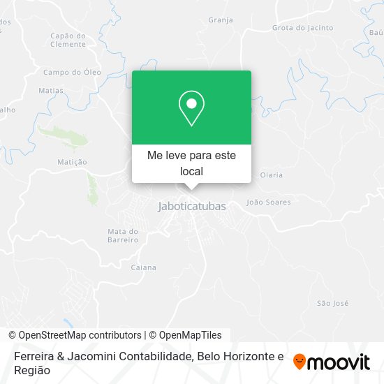 Ferreira & Jacomini Contabilidade mapa