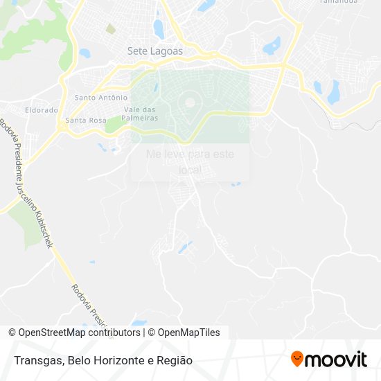 Transgas mapa
