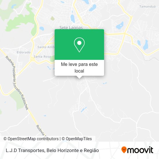 L.J.D Transportes mapa
