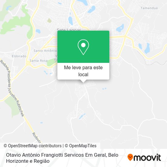 Otavio Antônio Frangiotti Servicos Em Geral mapa