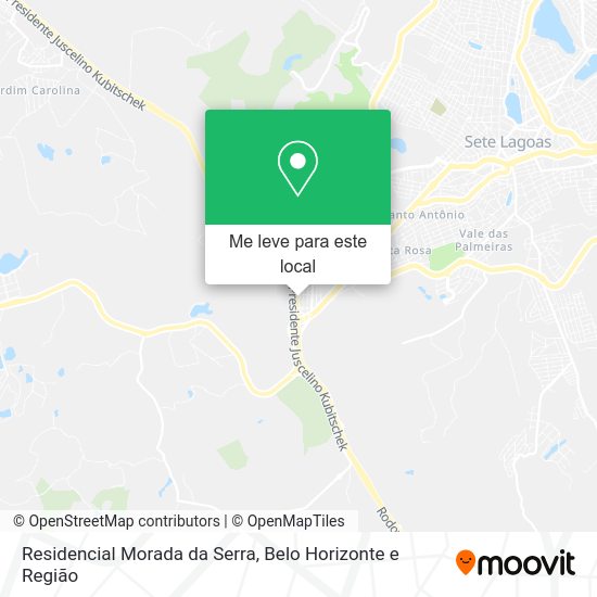 Residencial Morada da Serra mapa