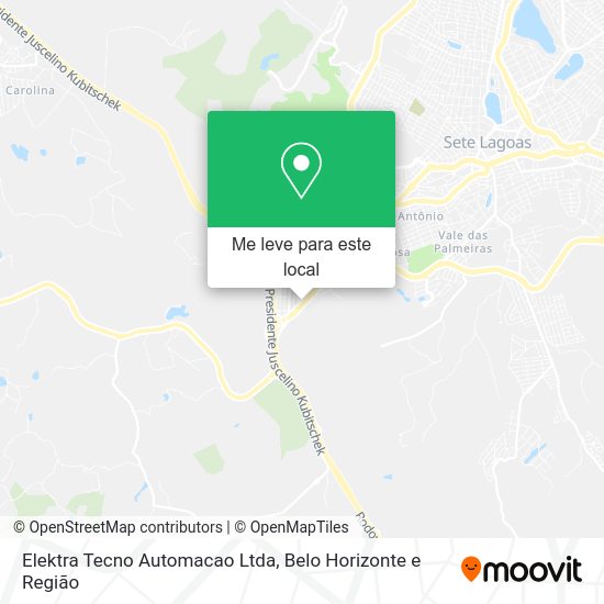 Elektra Tecno Automacao Ltda mapa